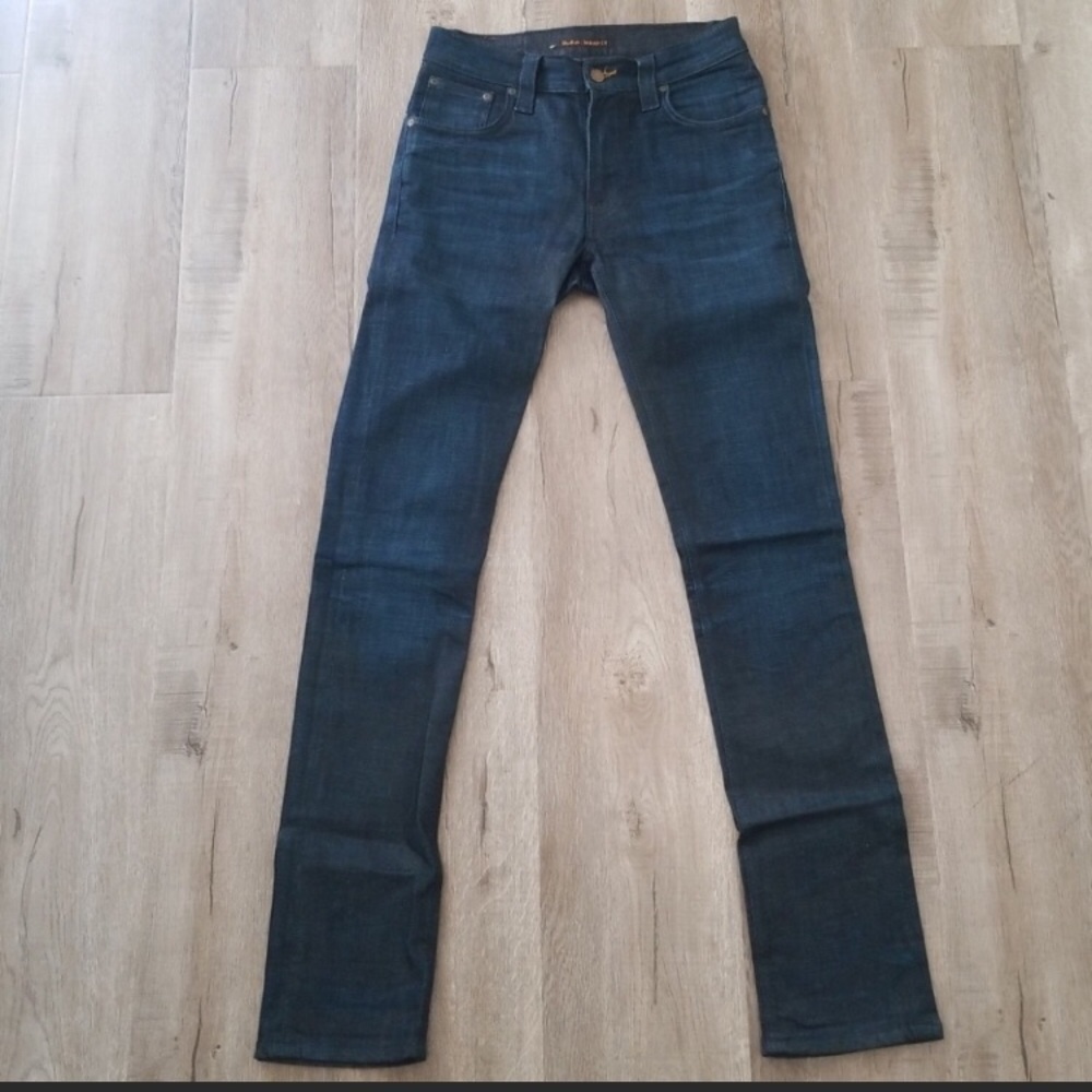 RARE Nudie Jeans Electric Indigo Thin Finn